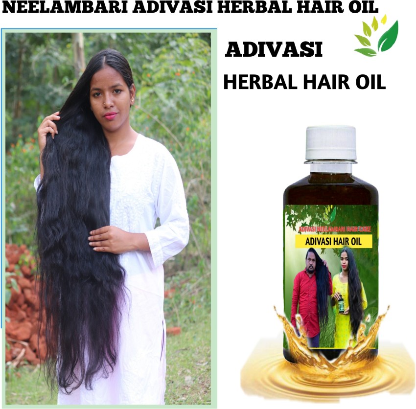 Buy Adivasi Neelambari Herbal Hair Oil with Neelambari, Bringraj, Amla,  Aloevera,Tulsi, Helps In Controlling Hair Loss, 750Ml Online at Best Prices  in India - JioMart.