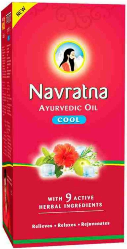 Navratna Cool Almond Ayurvedic Hair Oil 100 ml  JioMart