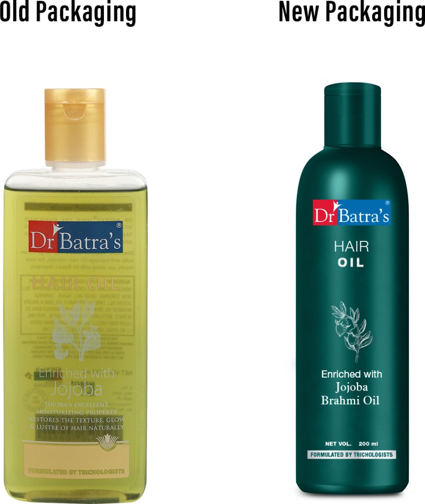 Buy Dr Batras Hair Fall Control Oil Enriched With Tulsi Extract Brahmi Oil   Thuja  200 ml Pack of 2 Online at desertcartINDIA