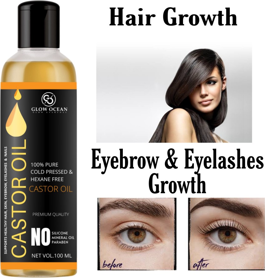 OKAY Mens Castor Oil Beard and Hair Growth Oil Lightweight For All Hair  Types Textures Stimulates