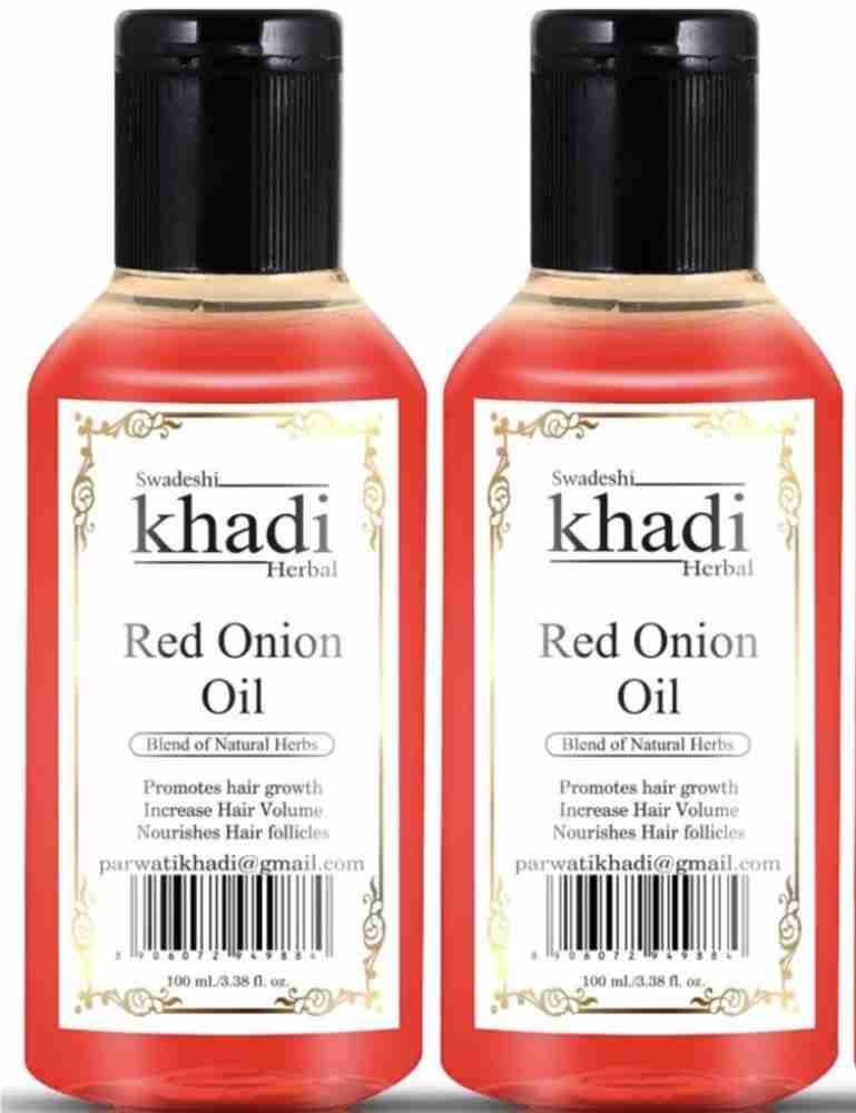 swadeshi khadi herbal Red Onion Oil with Blend of Natural Herbs Increase Hair Volume (Pack of 2) Hair Oil Price in India - Buy swadeshi khadi herbal Red Onion Oil with Blend swadeshi khadi herbal Red Onion Oil with Blend of Natural Herbs Increase Hair Volume (Pack of 2) Hair Oil Price in India - Buy swadeshi khadi herbal Red Onion Oil with Blend