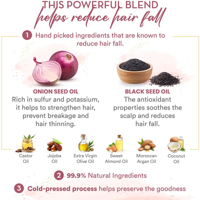 WOW Skin Science Red Onion Black Seed Oil Hair Mask  200mL Price in India  Full Specifications  Offers  DTashioncom