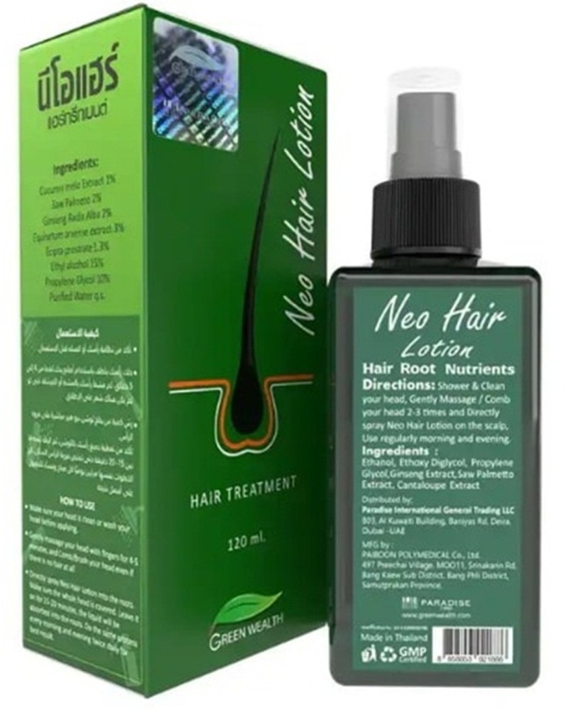 Wholesale Hot selling Hits Original Genuine Plant Extracts Baldness  Treatment Green Wealth Neo Hair Lotion Made In Thailand From malibabacom