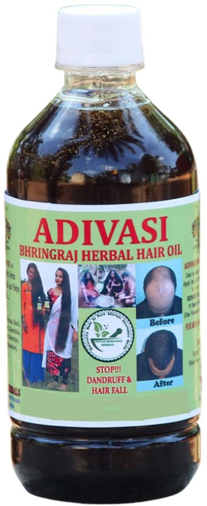 Buy Adivasi Bhringraj Herbal Hair Oil Herbal Pure Adivasi Hair Growth And  Hair Fall Control Oil 100 ML Pack 2 Online at Low Prices in India   Amazonin
