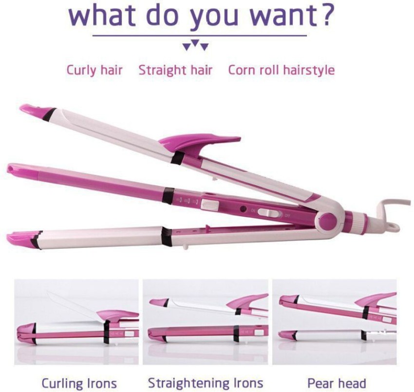 Anex straightener outlet and curler