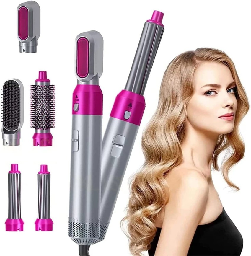 Electric Hair Styler Hair Dryers 5 In 1 Hair Curler Automatic Hair  Straighteners Blow Dryer Brush Dry amp Wet Curling Iron Set  Fruugo IN