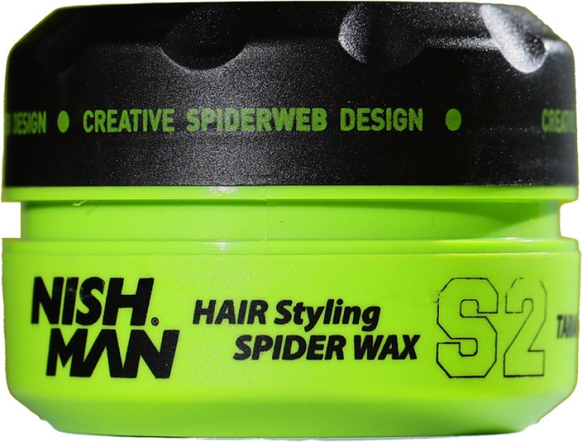 NISHMAN Hair Styling AQUA/SPIDER WAX Extra/Ultra Strong Hold for All Hair  Types