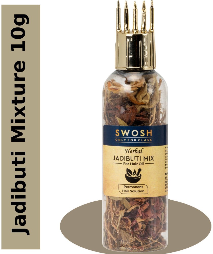 SWOSH Ayurvedic Herbal Hair Oil Mix 2 Combo Bottle10g Each with Herbal  Mix for Healthy Hair Growth Packed with Goodeness of Ayurvedic Natural  Dried Herbs For Oil Infusion Made In India 
