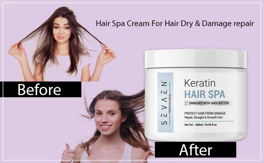 PROFESSIONAL FEEL Keratin Hair Spa Treatment Make Your Hair More Smooth Hair  Spa Repairing Cream 180