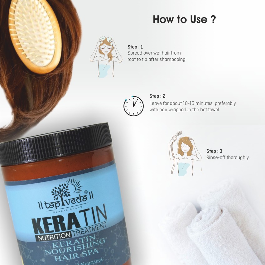 Sevaen Professional Keratin Hair Spa Cream And Hair Serum For Hair Dry   Damage Repair 500 Gm