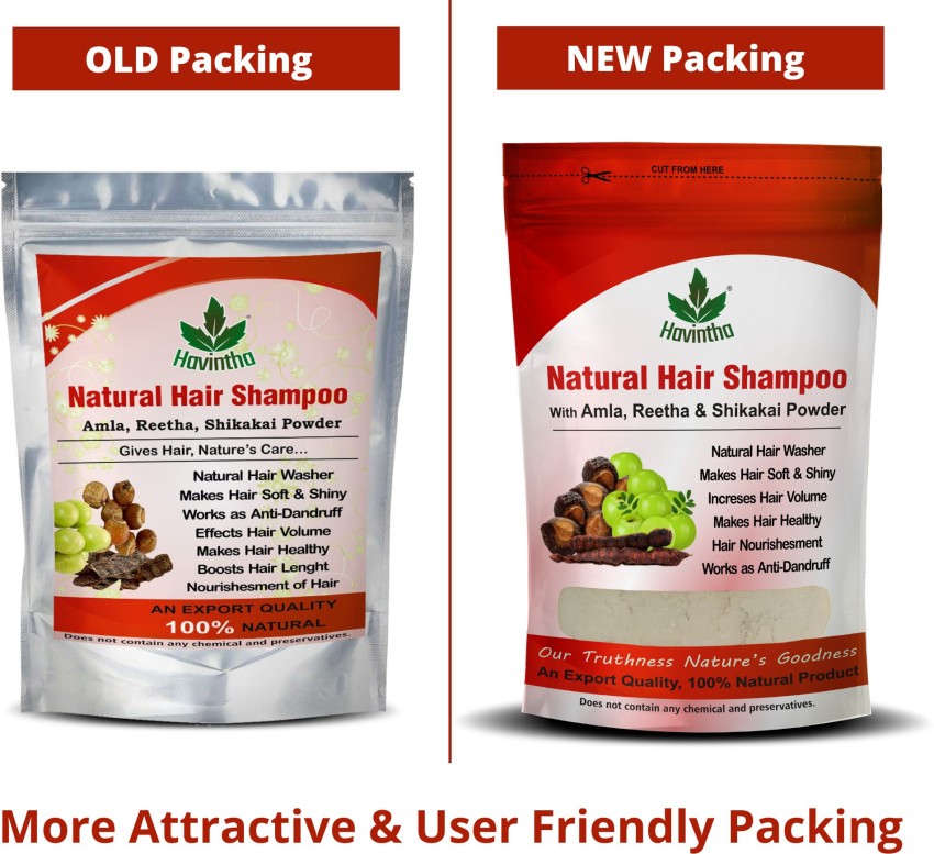 Compare Havintha Natural Herbal Powder Shampoo for Hair  3 Types Shampoo  for Normal Dry  Oily Hair Each 227 gm Price in India  CompareNow