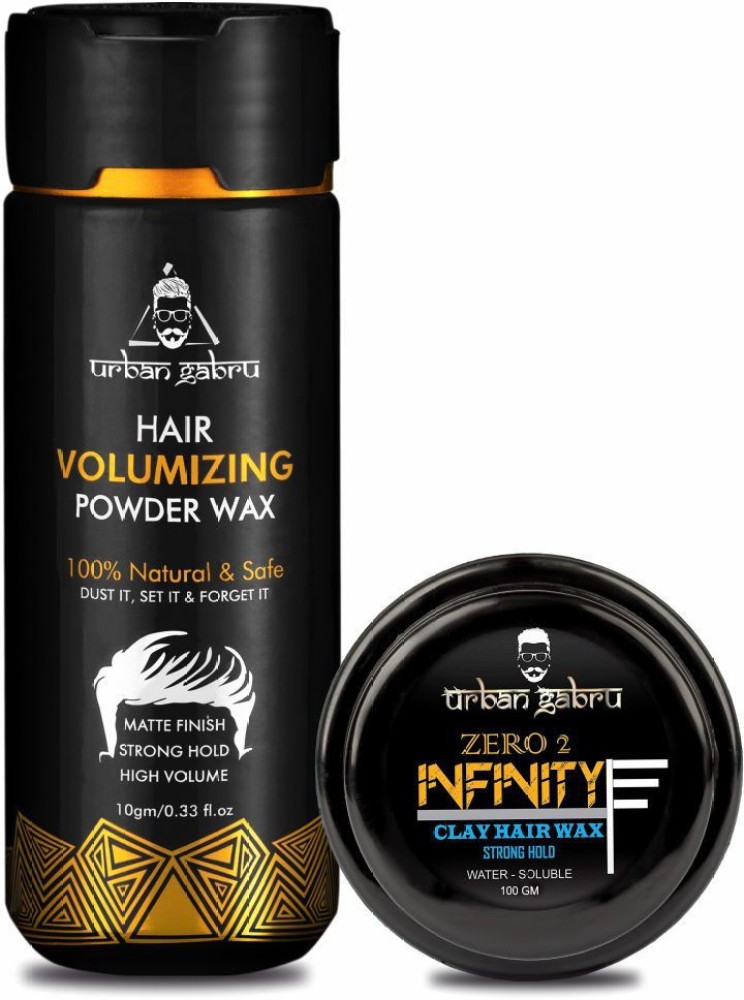 Urbangabru Gromming Combo Kit  Infinity Hair Wax for Strong Hold 100 gm   Charcoal Face Price in India  Buy Urbangabru Gromming Combo Kit  Infinity Hair  Wax for Strong Hold