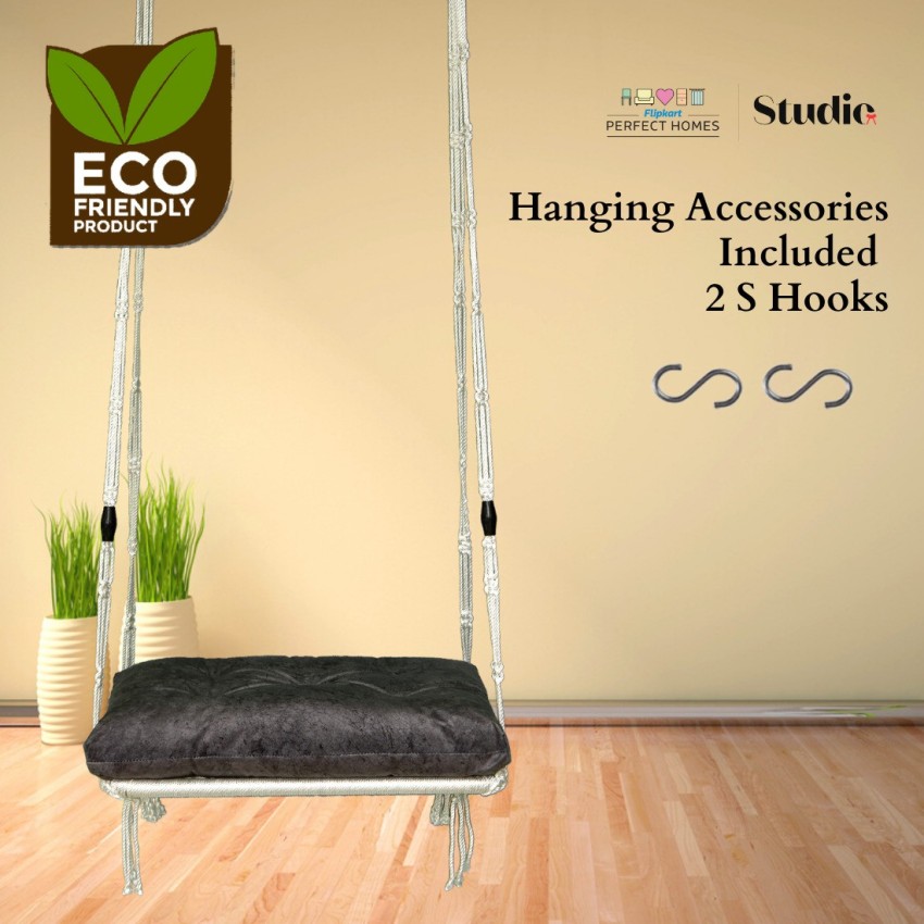 Wooden swing best sale chair flipkart