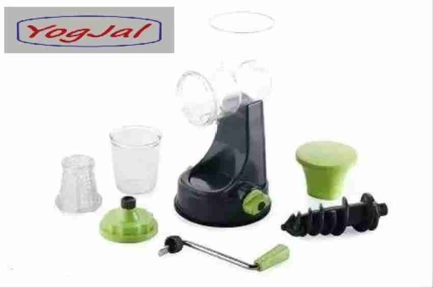 MOONZA Plastic Mini Juicer Machine, Juice Maker Machine for Home, Deluxe  Fruit & Vegetable Manual Juicer with with Steel Handle Hand Juicer Price in  India - Buy MOONZA Plastic Mini Juicer Machine