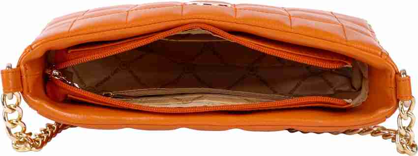 Lino Perro Tan Colored Sling bag (Orange) : : Fashion