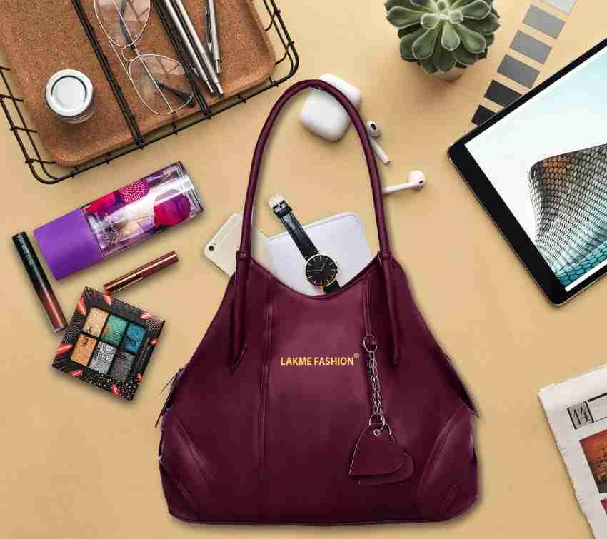 Buy LAKME FASHION Women Maroon Shoulder Bag Maroon Online @ Best