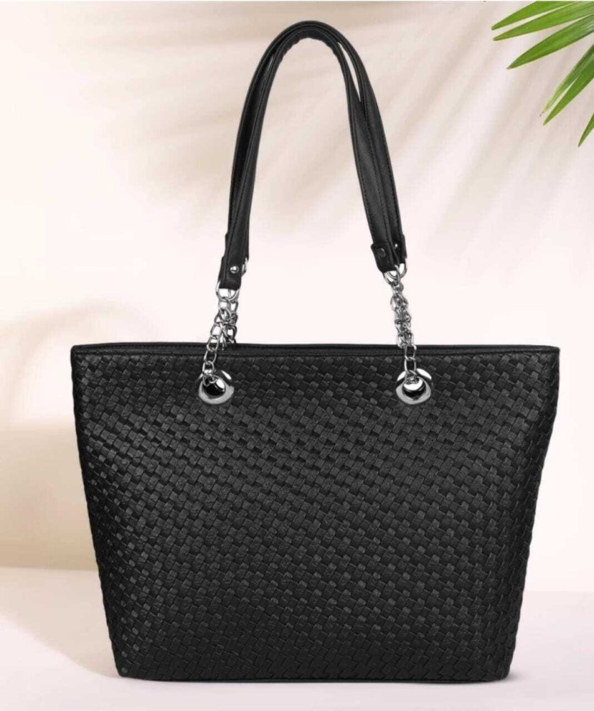 Buy WHAT A QUILTED LEATHER BLACK HANDBAG for Women Online in India