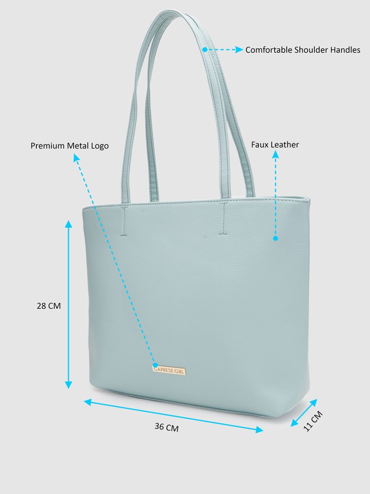 Buy Caprese Women Blue Tote Aqua Online @ Best Price in India