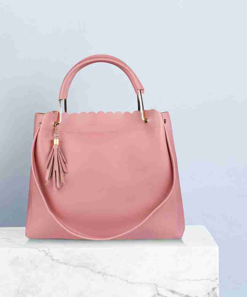 Kate Spade - Peach Pink Textured Leather Miles Carryall Satchel