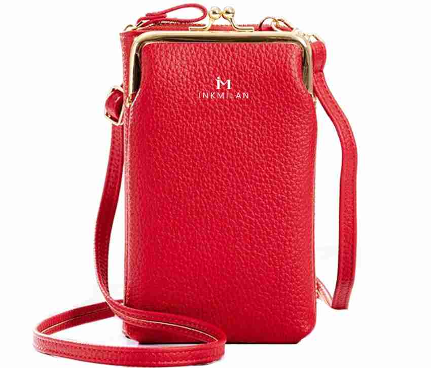 Inkmilan Red Rivet Box Crossbody Bag for Women: Buy Inkmilan Red Rivet Box Crossbody  Bag for Women Online at Best Price in India