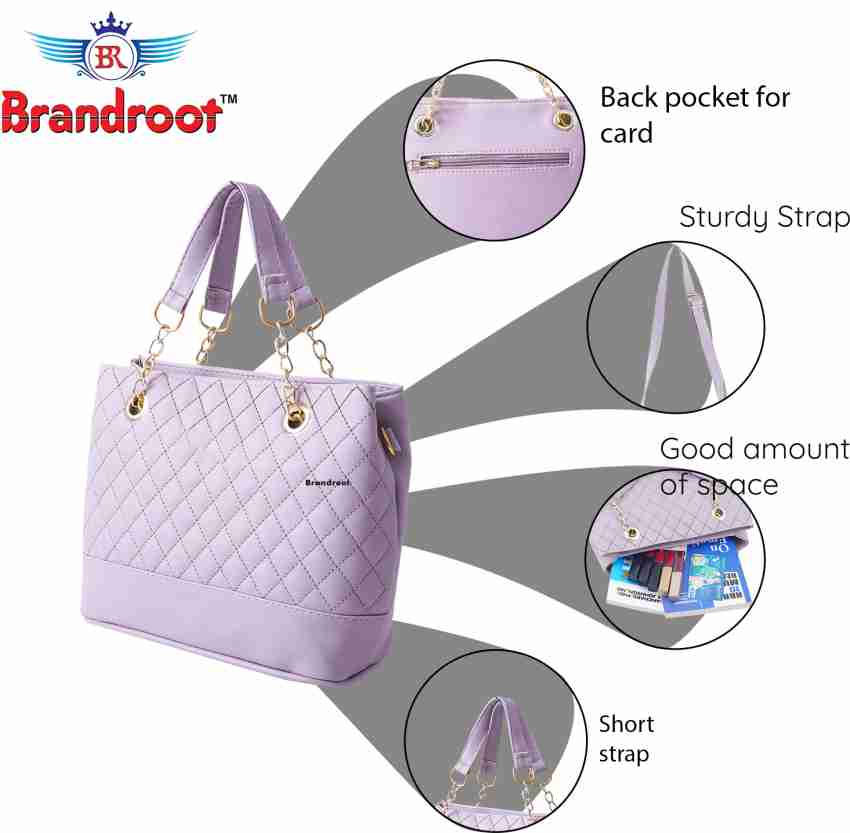 Brandroot New stylish Design Primium looking Women handbag 2 Compartment |Ladies Purse Handbag| Women Shoulder Bags | Wedding Gifts For Woman | Women