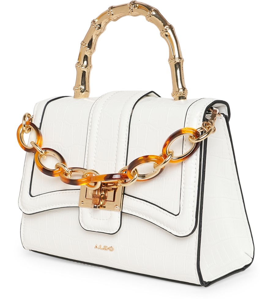 Buy ALDO Women Beige Handbag white Online @ Best Price in India