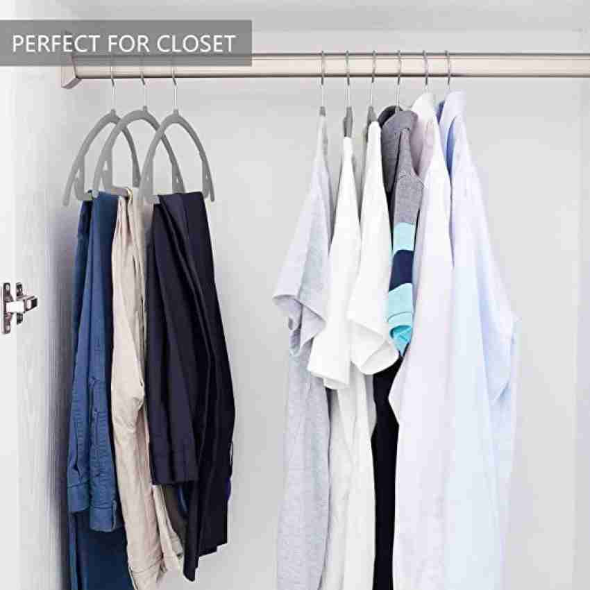 Premium Velvet Hangers with 20-Pack Slim Space Saving Coat Hanger