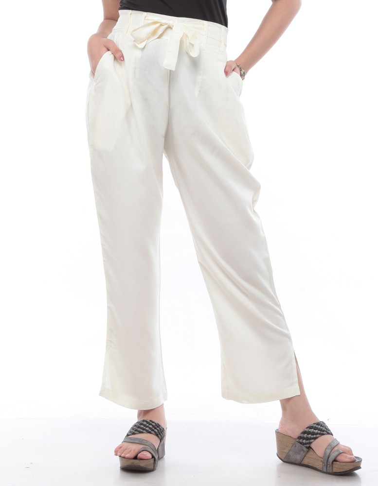Buy Apanakah Hinterland Organic Cotton Wide Pants For Women Online   APANAKAH