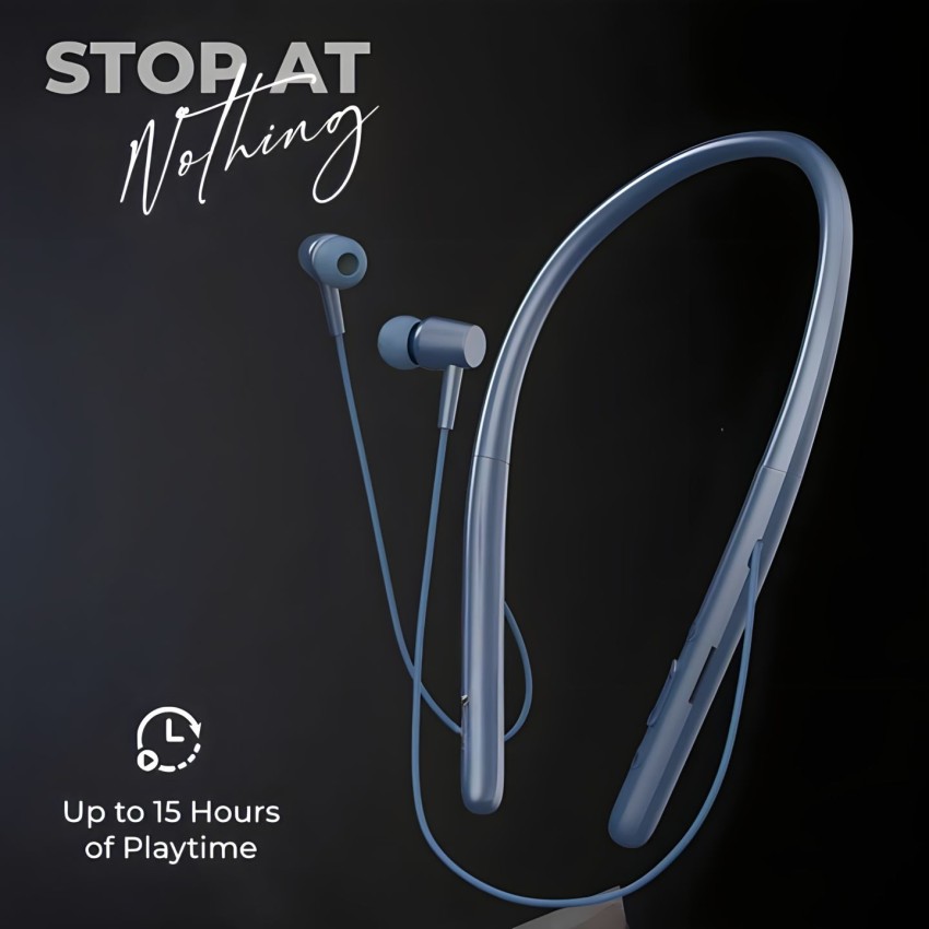 Mi neckband bluetooth online earphones battery