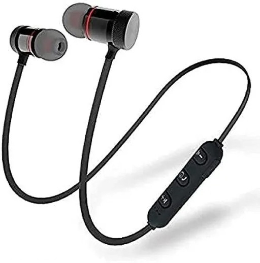 Buy Wireless Sports Bluetooth Magnet Earphone Hand-free Headphone For All  Smart Online - Get 69% Off