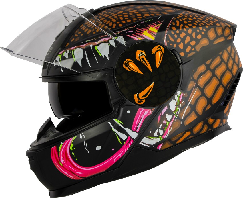 Steelbird Devil ISI Certified Full Face Graphic Helmet for Men