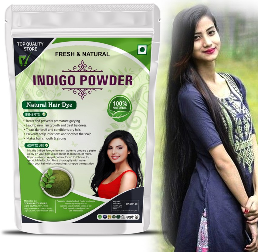Indigo Leaf Powder  Natural Hair Colour  The EcoNut