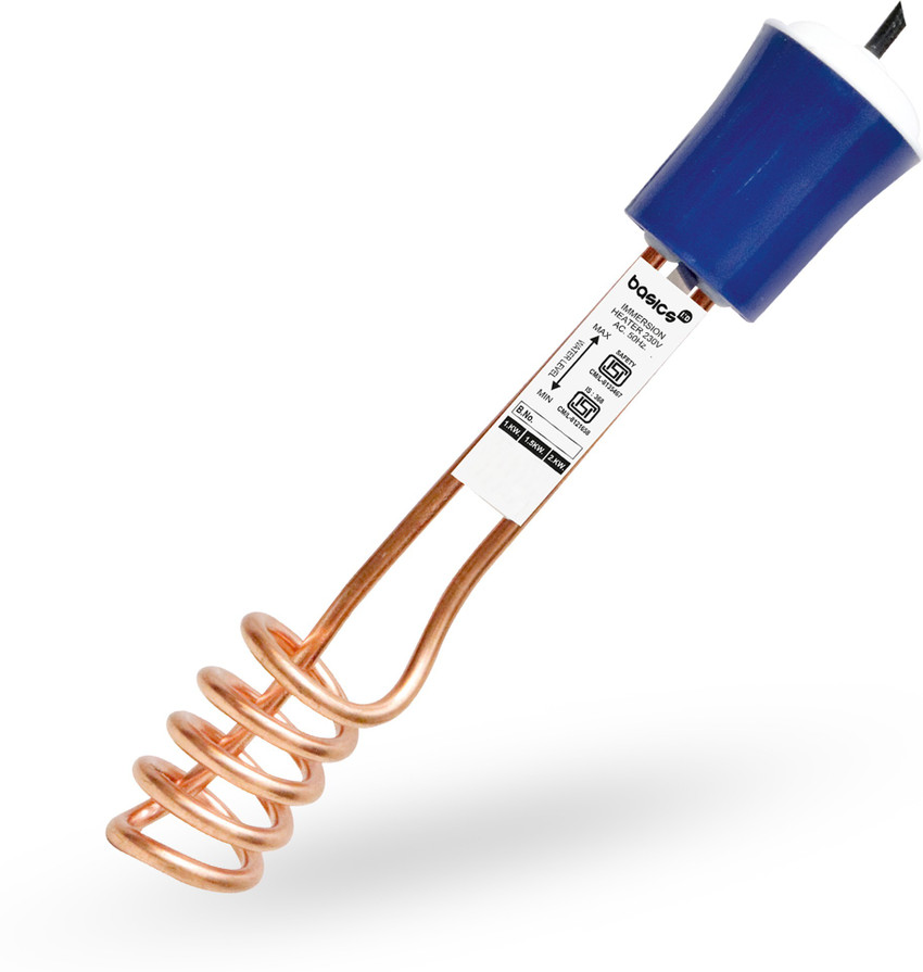 Basics IND Submersible NIH 430-05 1500 W Shock Proof Immersion Heater Rod  Price in India - Buy Basics IND Submersible NIH 430-05 1500 W Shock Proof Immersion  Heater Rod online at Flipkart.com