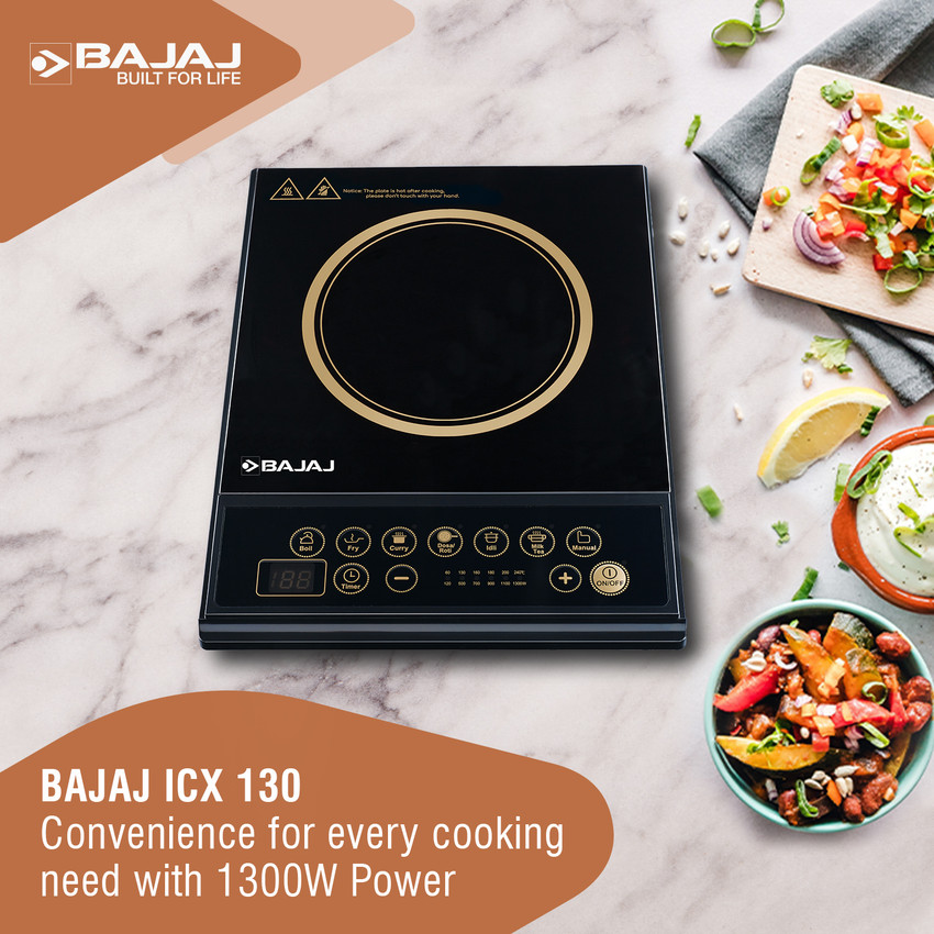 BAJAJ ICX 130 Induction Cooktop - Buy BAJAJ ICX 130 Induction Cooktop  Online at best price in India : Flipkart.com