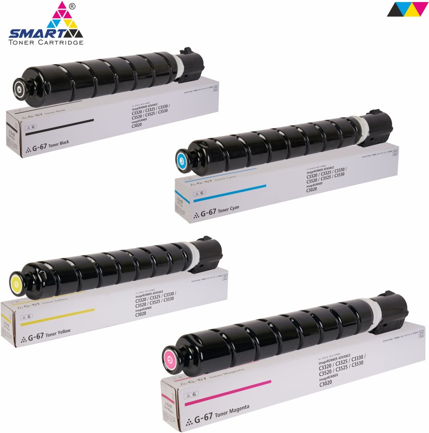 Smart Toner Cartridge Npg-67 Color-Set Compatible For Canon Ir Adv