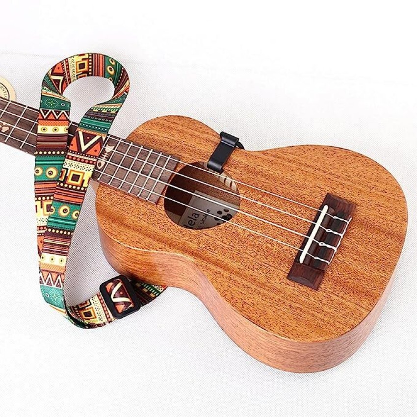 Embroidered Guitar Strap Fender Straps For Electric Acoustic Guitar Bass  Ukulele Durable Guitar Shoulder Belt_as