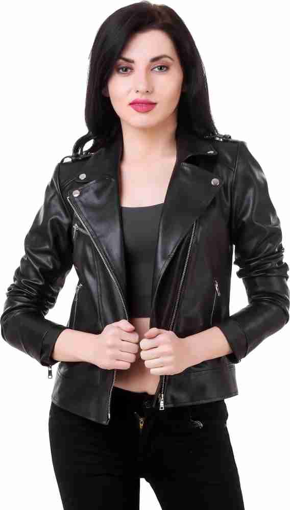 Leather Retail Full Sleeve Solid Women Jacket Buy Leather Retail Full  Sleeve Solid Women Jacket Online at Best Prices in India