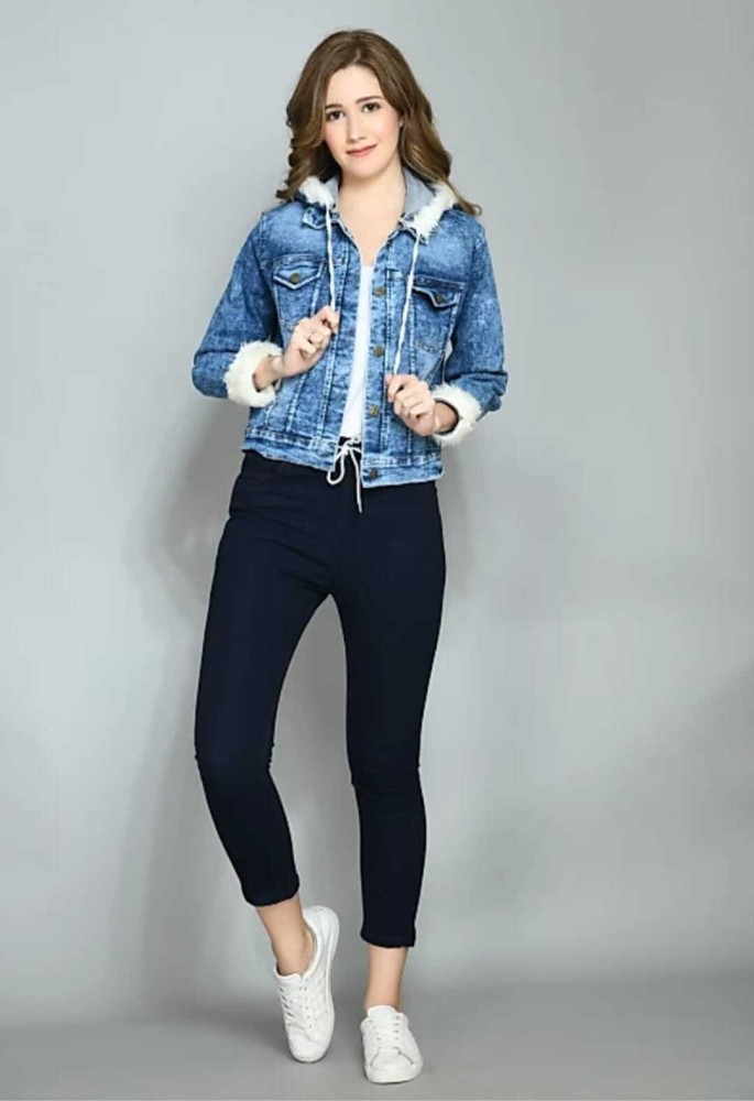  Tokyo Design Cropped Ladies' Denim Jacket - Landscape