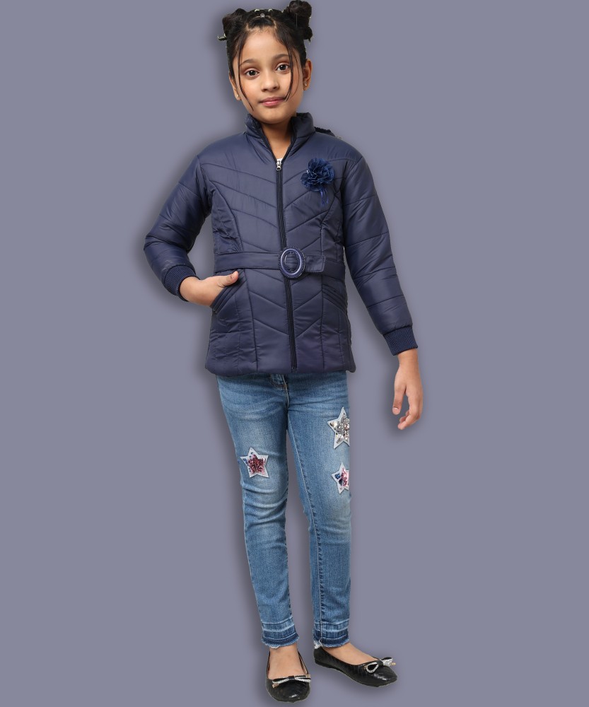 SwellSwag Full Sleeve Self Design Girls Jacket - Buy SwellSwag Full Sleeve  Self Design Girls Jacket Online at Best Prices in India
