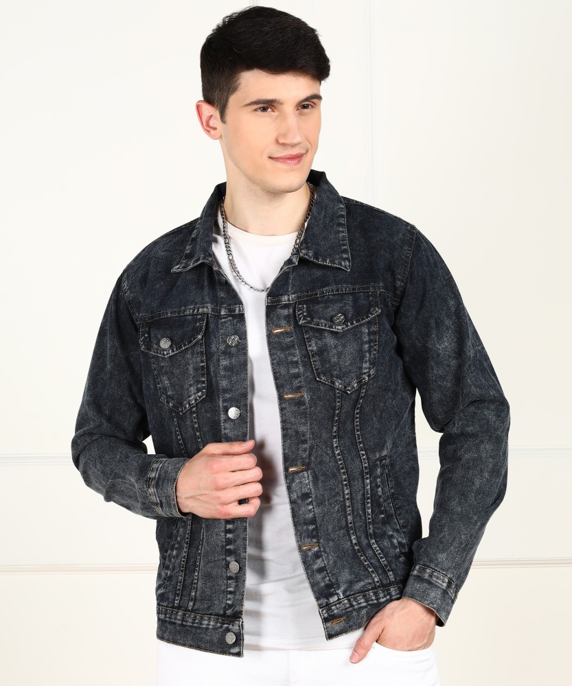 Buy Leather Denim Jacket Online In India -  India