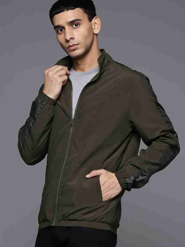 Allen solly green on sale jacket