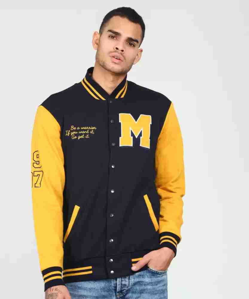 Buy Varsity Navy Yellow Jacketfrom Maniac Life store XL