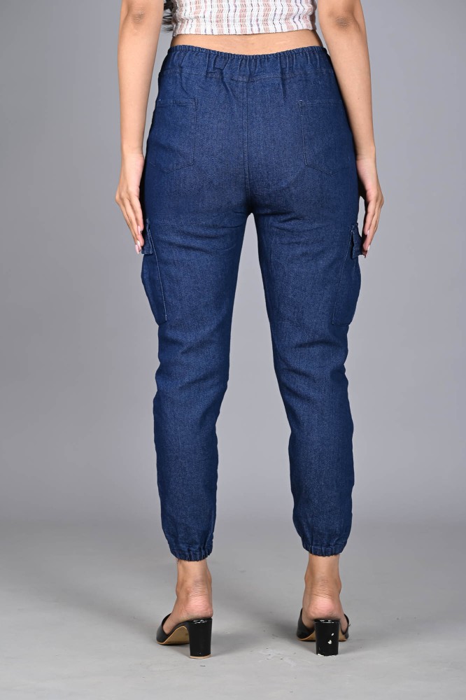 Selvo Jogger Fit Women Blue Jeans - Buy Selvo Jogger Fit Women Blue Jeans  Online at Best Prices in India