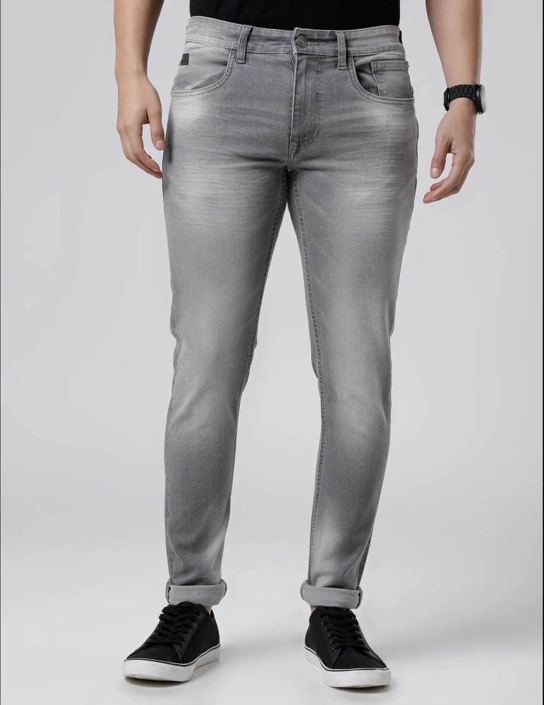 WROGN Regular Men Dark Grey Jeans - Buy WROGN Regular Men Dark