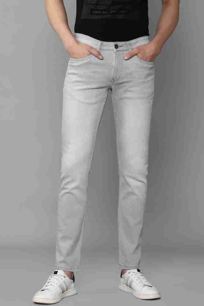 Louis Philippe Jeans Slim Men Grey Jeans - Buy Louis Philippe