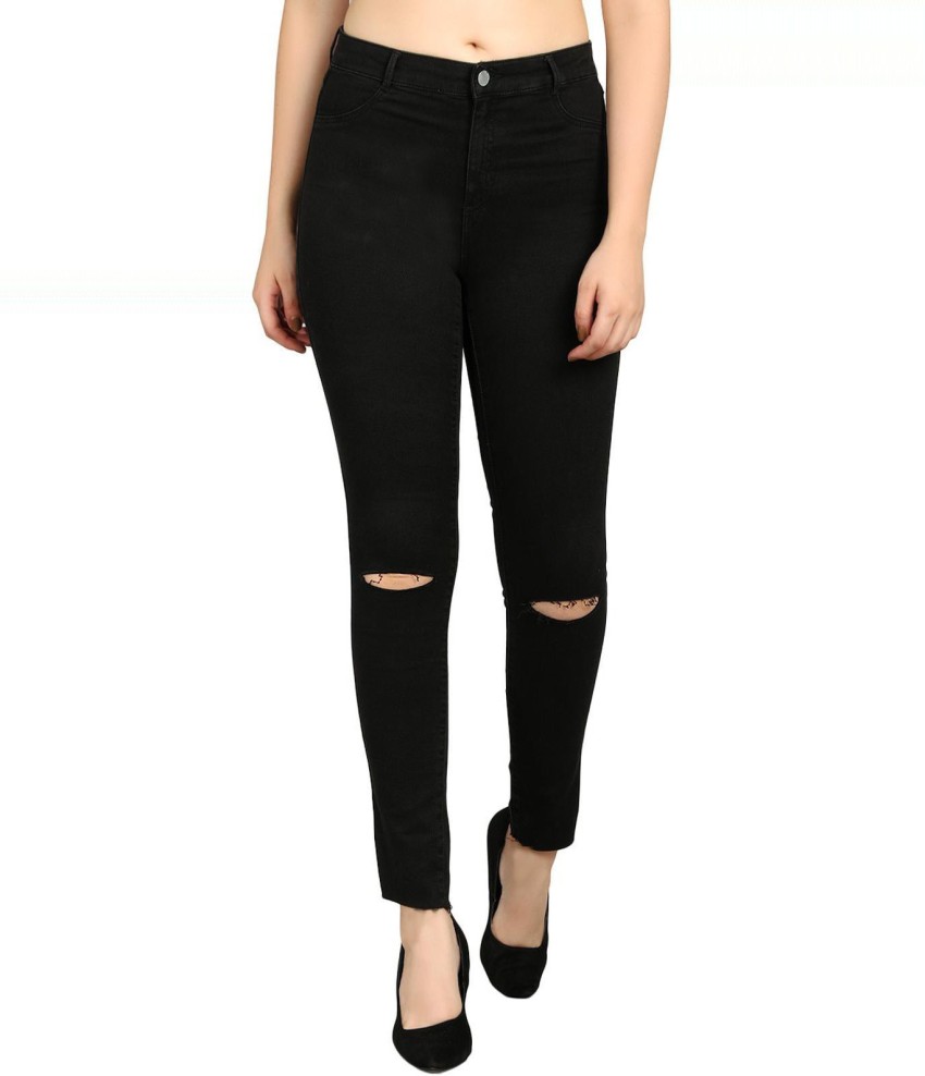 Buy Glossia Fashion Black Women Jeans High Waist Ankle Length Stretchable  Denim Slim Fit Jeans For Girls Online at Best Prices in India  JioMart