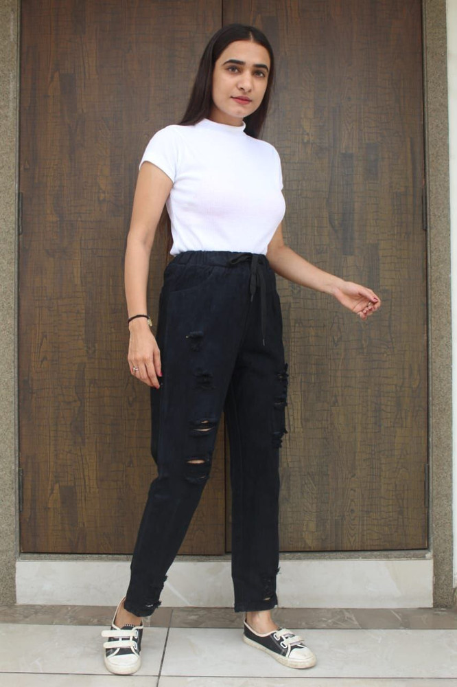 Ladies black discount jeans sale