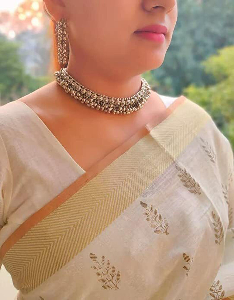 Update 141+ black metal jewellery with saree best vietkidsiq.edu.vn