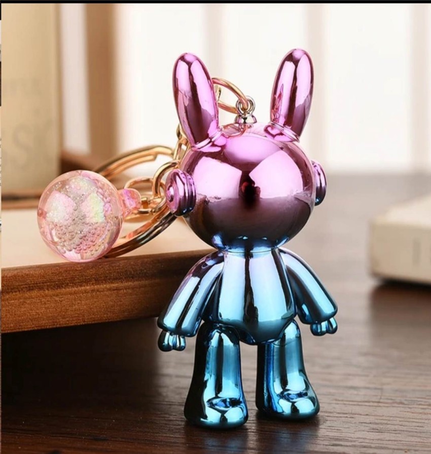 Bunny Rabbit Doll Keychain Fashion, Rabbit Doll Keyring