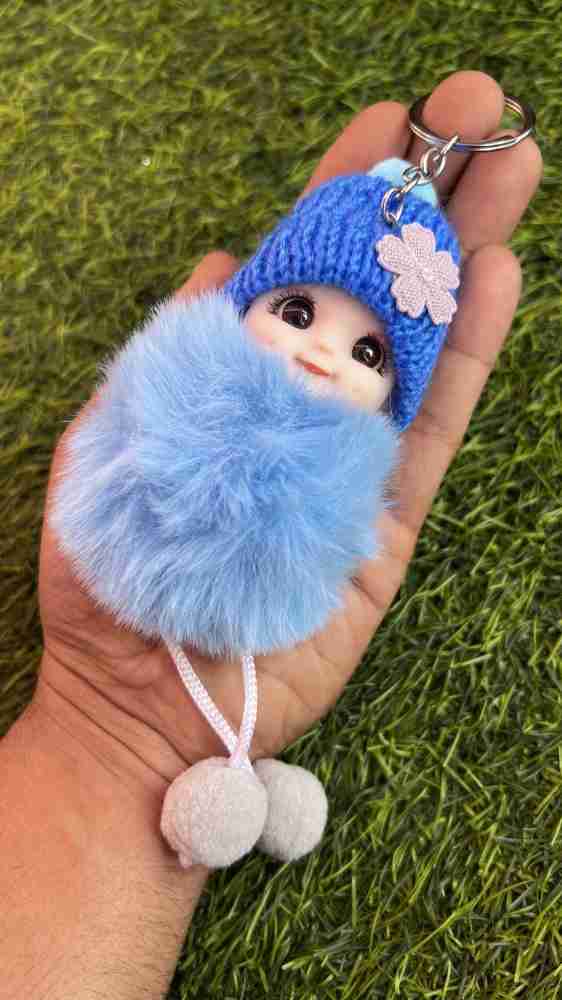 Plush Toy Keychain, Cute Faux Fur Keychain, Car Handbag Keyring